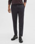 Dark Navy Pants Larin Drawstring Pant In Stretch Flannel Men Theory - 4