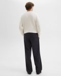 Dark Navy Theory Wide-Leg Drawstring Pant In Stretch Flannel Pants Men - 3