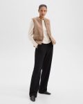 Dark Palomino Reversible Vest In Shearling Theory Outerwear Women - 4