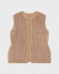 Dark Palomino Reversible Vest In Shearling Theory Outerwear Women - 5