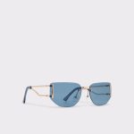 Delalle Gold Women's Square Aldo Women Sunglasses Gold - 2