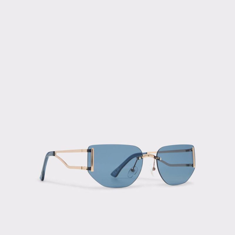 Delalle Gold Women's Square Aldo Women Sunglasses Gold - 2