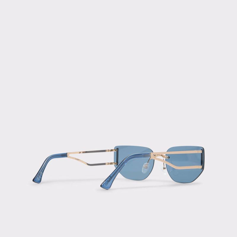 Delalle Gold Women's Square Aldo Women Sunglasses Gold - 3