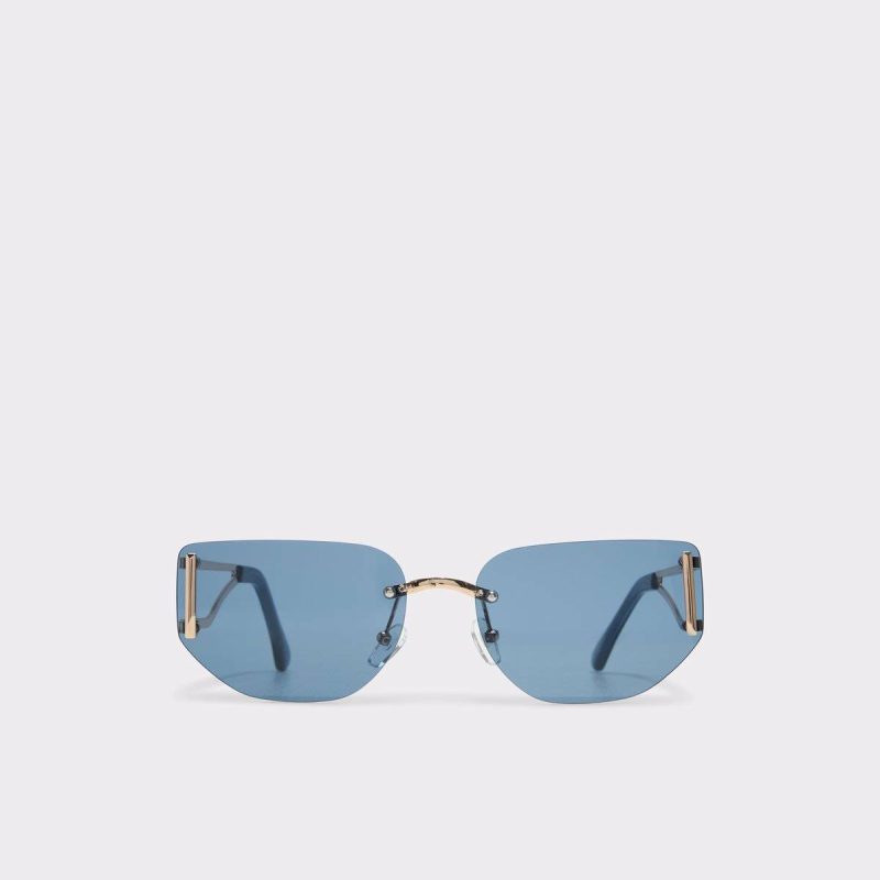 Delalle Gold Women's Square Aldo Women Sunglasses Gold - 1