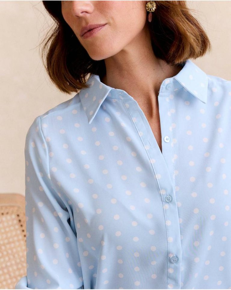 Denim Polín Et Moi Women Blouses And Shirts Camili' Dots Shirt - 3