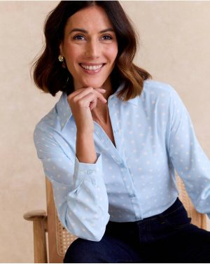 Denim Polín Et Moi Women Blouses And Shirts Camili' Dots Shirt - 1