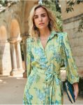 Dresses Apple Green Polín Et Moi Women Plenia Flowers Dress - 1