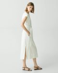 Dresses Theory Women Belted Midi Dress In Good Linen White - 2