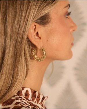 Éclat Earrings Earring Women Gold Polín Et Moi Jewelry - 1