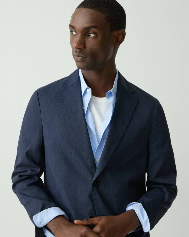Eclipse Blazers + Jackets Theory Men Clinton Blazer In Good Linen - 4