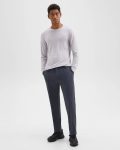 Essential Long-Sleeve Tee In Anemone Modal Jersey T-Shirts + Polos Grey Multi Theory Men - 5
