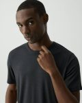 Essential Tee In Anemone Modal Jersey Theory T-Shirts + Polos Black Multi Men - 4