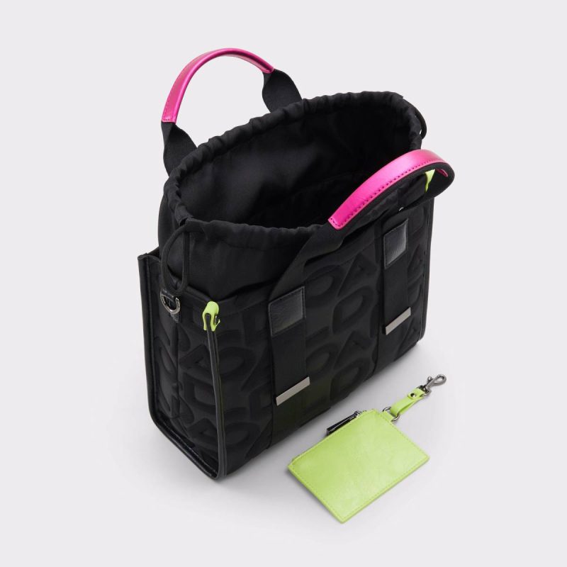 Eviecarryyx Open Black Women's Tote & Satchel Bags Open Black Top Handle Bags Women Aldo - 3