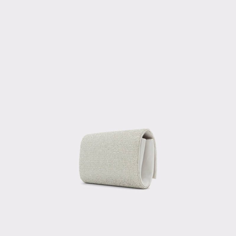 Fahari Silver Synthetic Mixed Material Women's Clutches & Evening Bags Aldo Women Silver Synthetic Mixed Material Clutches & Evening Bags - 2