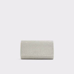 Fahari Silver Synthetic Mixed Material Women's Clutches & Evening Bags Aldo Women Silver Synthetic Mixed Material Clutches & Evening Bags - 1