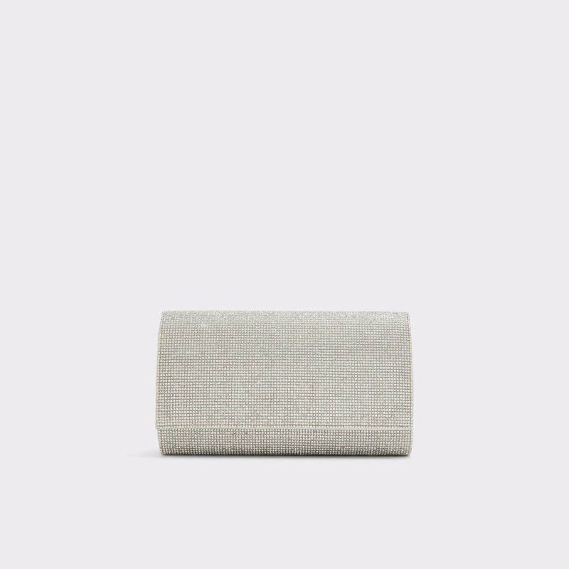 Fahari Silver Synthetic Mixed Material Women's Clutches & Evening Bags Aldo Women Silver Synthetic Mixed Material Clutches & Evening Bags - 1