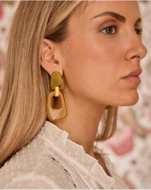 File Women Jewelry Polín Et Moi Long Calina Earrings - 1