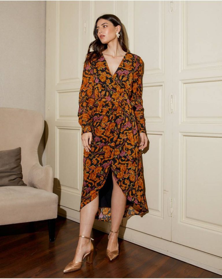 Florina Print Dress Dresses Black Polín Et Moi Women - 3