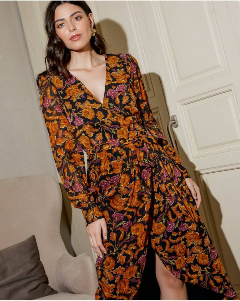 Florina Print Dress Dresses Black Polín Et Moi Women - 1