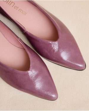 Footwear Ballet Flats Toe Cap Serina Polín Et Moi Women Lilac - 1