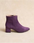 Footwear Eggplant Women Polín Et Moi Polita Low Ankle Boots - 5