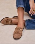 Footwear Flecana Buckle Moccasin Polín Et Moi Women Taupe - 3