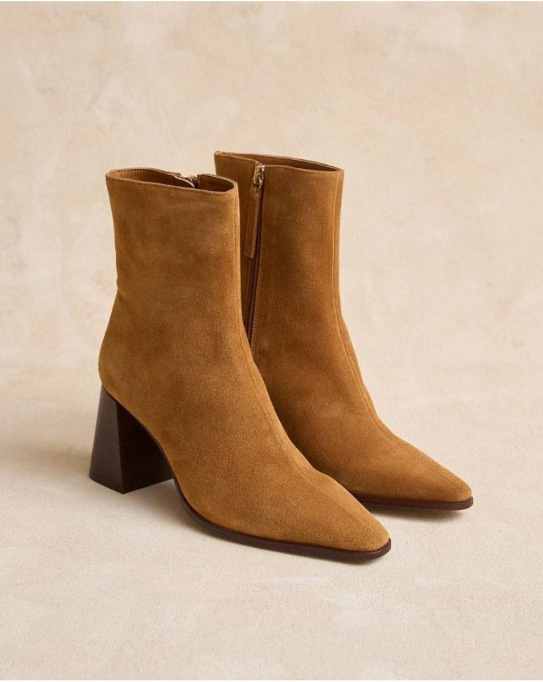 Footwear Leather Women Marisena Heel Ankle Boots Polín Et Moi - 2