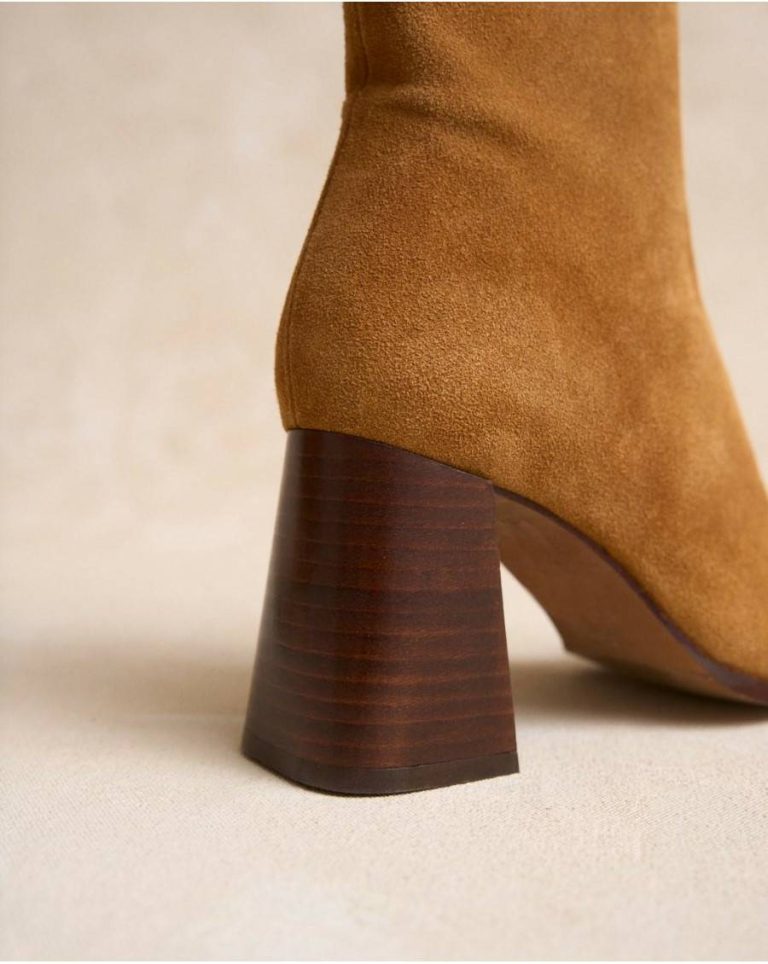 Footwear Leather Women Marisena Heel Ankle Boots Polín Et Moi - 4