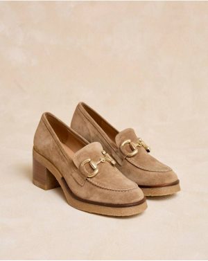 Footwear Women Taupe Zulea High Moccasin Polín Et Moi - 1