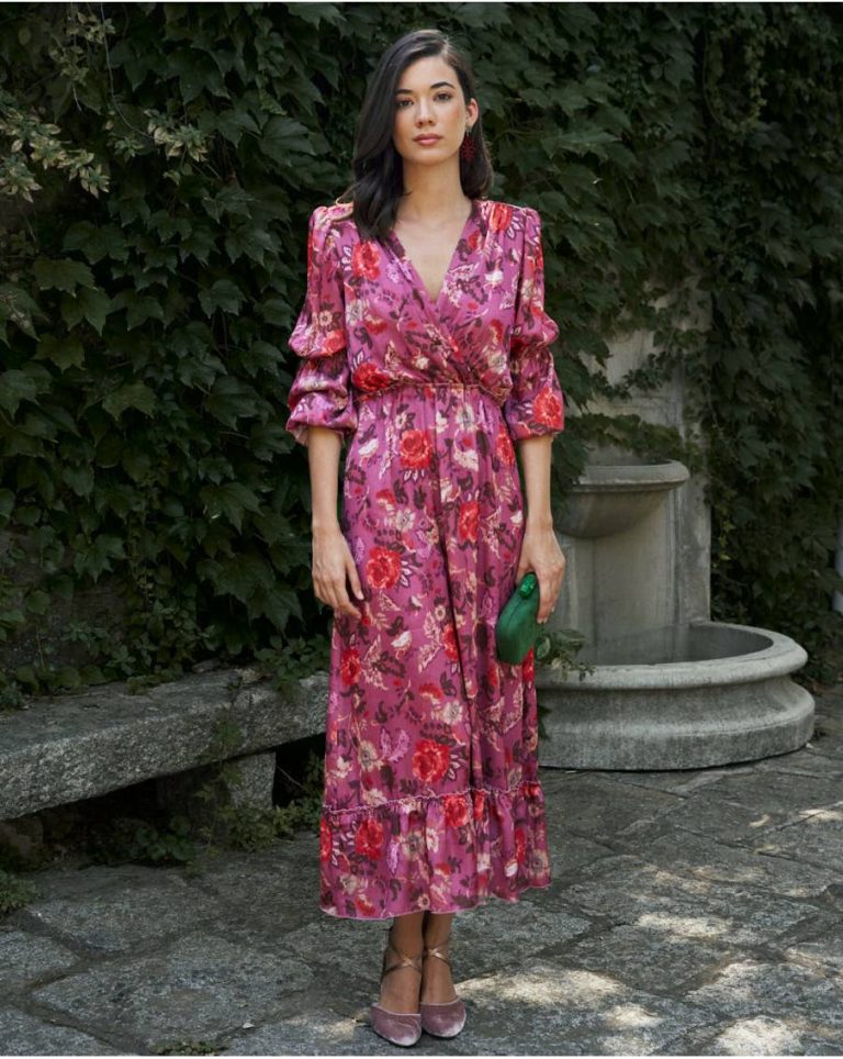 Gerena Flowers Dress Women Dresses Polín Et Moi Red - 2