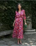 Gerena Flowers Dress Women Dresses Polín Et Moi Red - 4