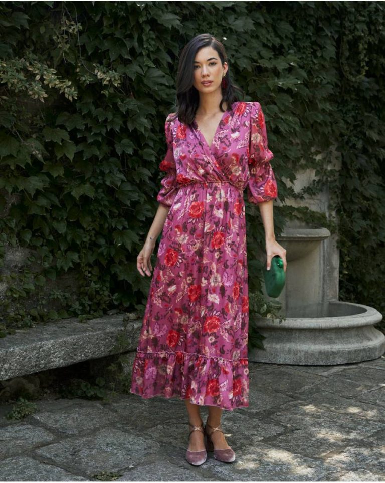 Gerena Flowers Dress Women Dresses Polín Et Moi Red - 4