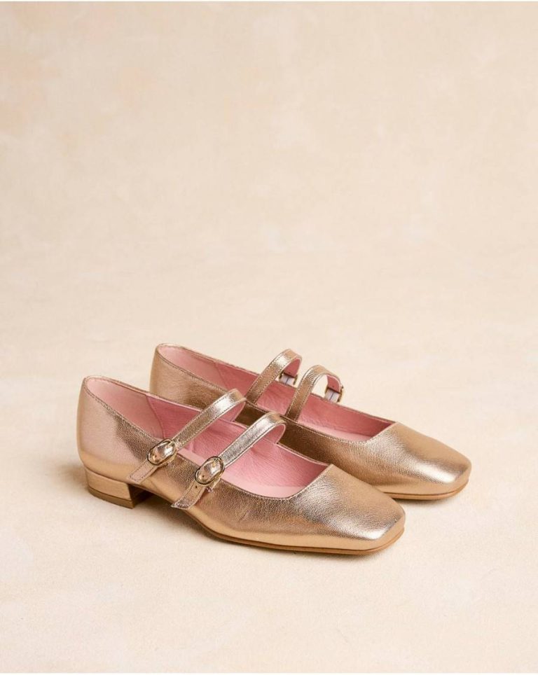 Gold Heels Women Polín Et Moi Mary Jane Zoe - 2