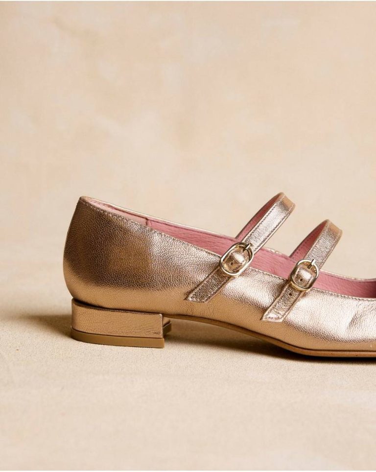 Gold Heels Women Polín Et Moi Mary Jane Zoe - 4