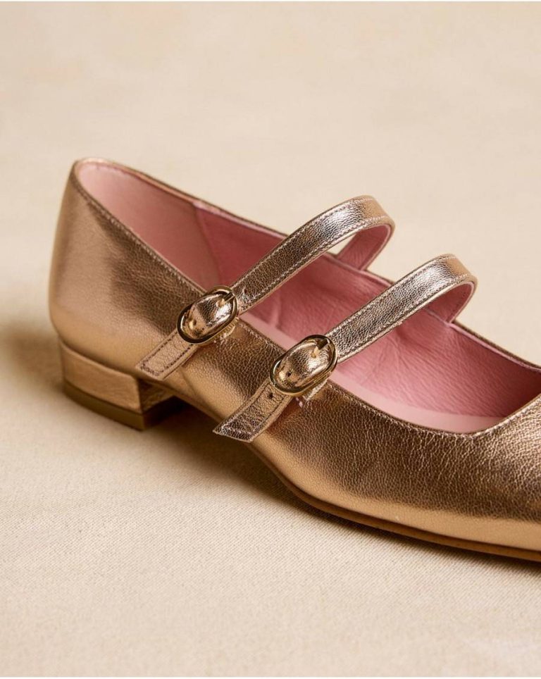 Gold Heels Women Polín Et Moi Mary Jane Zoe - 5