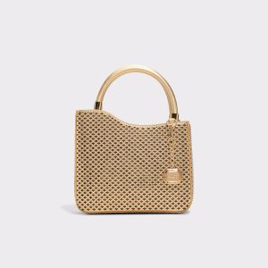 Gold Top Handle Bags Aldo Women Sunsparkle Gold Women's Top Handle Bags - 1