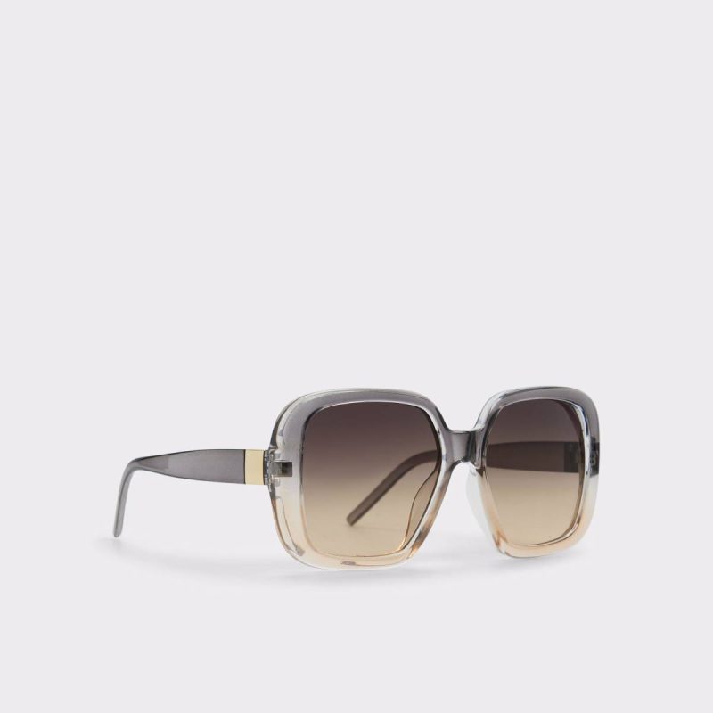Grey Aldo Women Sunglasses Anneregyn Grey Women's Square - 2