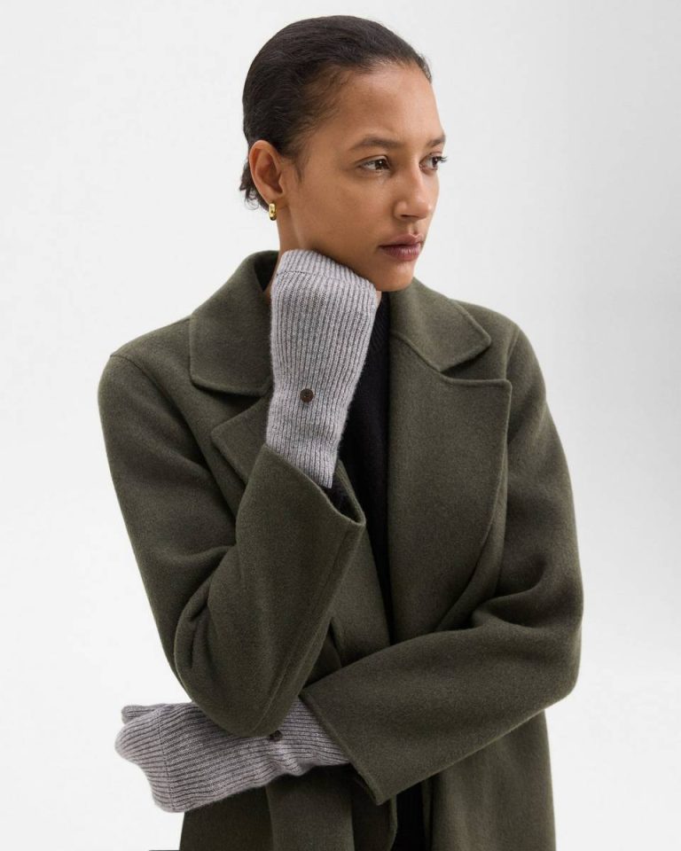 Hats, Gloves + Scarves Husky Theory Fold-Back Gloves In Cashmere Women - 1