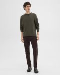 Hilles Crewneck Sweater In Cashmere Hunter Green Melange Theory Men Sweaters + Cardigans - 5