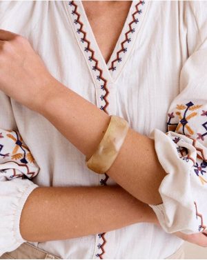 Jewelry Dinan Tortoiseshell Bracelet Women Polín Et Moi Beige - 1