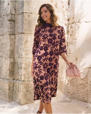 Jiona Long Dress Dresses Purple Polín Et Moi Women - 1