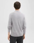 Johnny Collar Sweater In Merino Wool Men Theory Vapor Melange Sweaters + Cardigans - 3