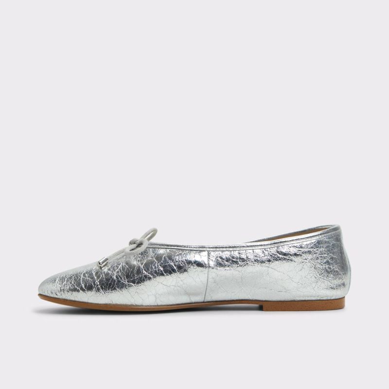 Joselie Silver Women's Ballet Flats Silver Aldo Ballet Flats Women - 4