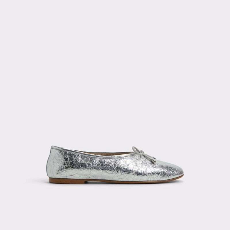 Joselie Silver Women's Ballet Flats Silver Aldo Ballet Flats Women - 1