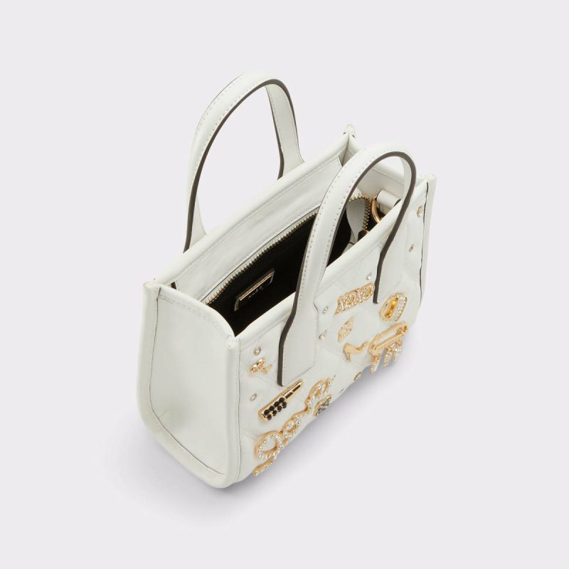 Keylaniix Black/White Women's Tote & Satchel Bags Aldo Women Tote & Satchel Bags Black/White - 3