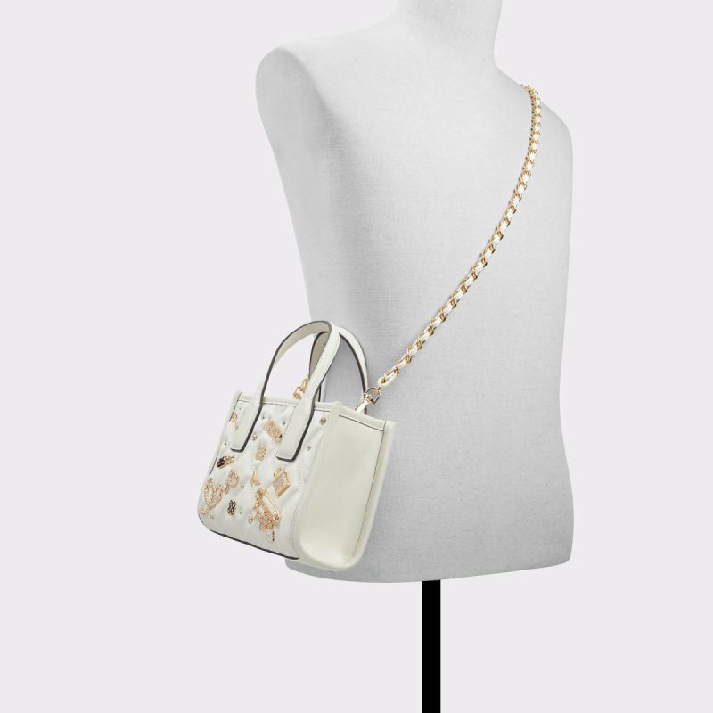 Keylaniix Black/White Women's Tote & Satchel Bags Aldo Women Tote & Satchel Bags Black/White - 5