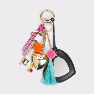 Keytastic Black/Gold Multi Women's Bag Charms & Keychains Women Aldo Black/Gold Multi Bag Charms & Keychains - 1
