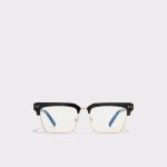 Krukower Black/Gold Multi Women's Square Women Black/Gold Multi Sunglasses Aldo - 1