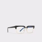 Krukower Black/Gold Multi Women's Square Women Black/Gold Multi Sunglasses Aldo - 2