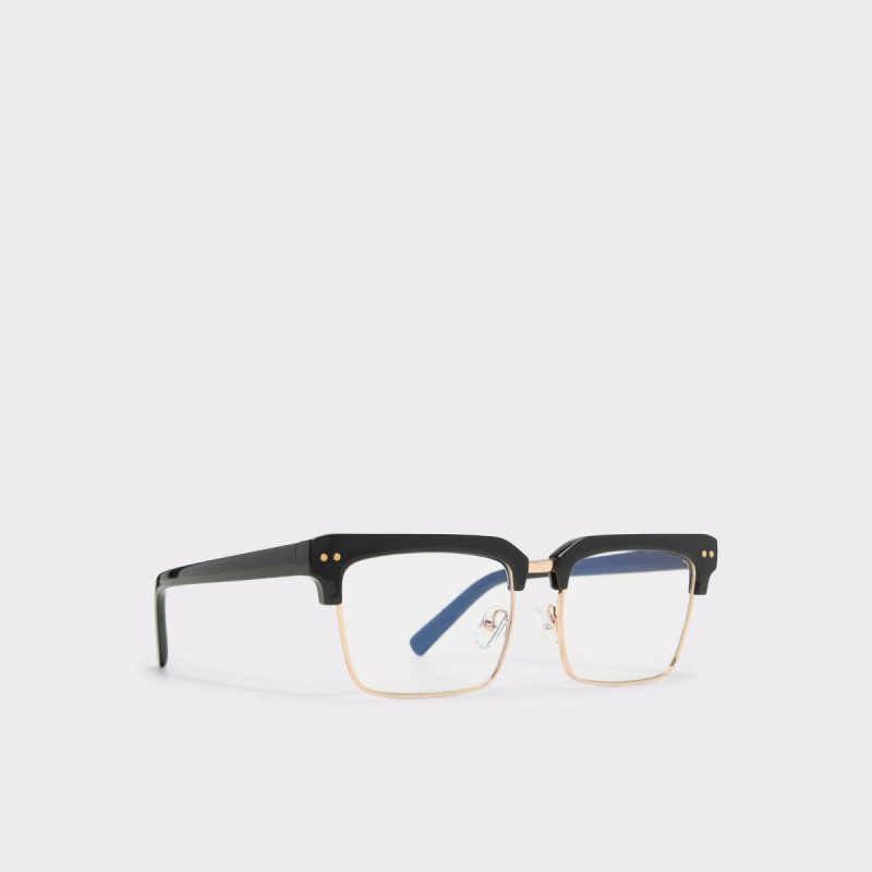 Krukower Black/Gold Multi Women's Square Women Black/Gold Multi Sunglasses Aldo - 2